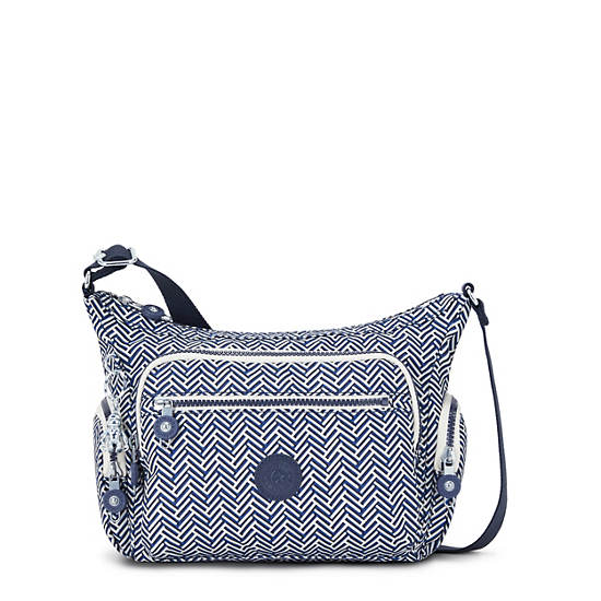 Kipling Gabbie Small Printed Crossbody Väska Grå | SE 2069OK